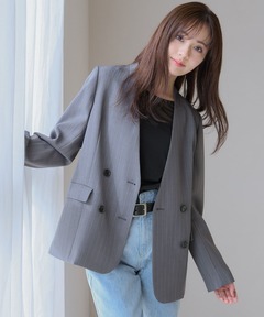 volume sleeve short jacket / ボリュームスリーブショートジャケット