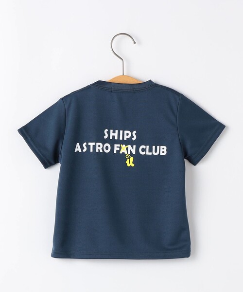SHIPS（シップス）の「SHIPS KIDS:80～90cm /〈接触冷感/吸水速乾〉サマー トライアングル  Tシャツ（Tシャツ/カットソー・キッズ・オフホワイト/ネイビー・80/90）」の3枚目の写真