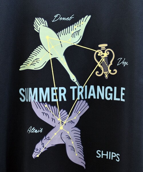 SHIPS（シップス）の「SHIPS KIDS:80～90cm /〈接触冷感/吸水速乾〉サマー トライアングル  Tシャツ（Tシャツ/カットソー・キッズ・オフホワイト/ネイビー・80/90）」の11枚目の写真