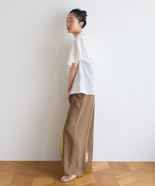 le.coeur blanc(ルクールブラン)の「カットワークレースブラウス(シャツ/ブラウス・レディース・ホワイト/ブラック・38)」の15枚目の写真