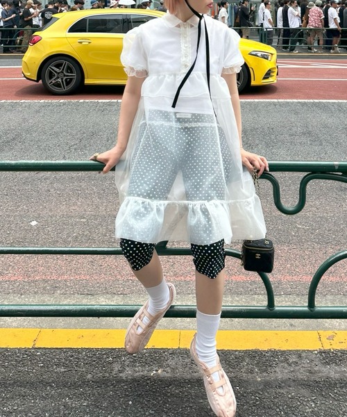 Alley Tokyo(アリートーキョー)の「パイピング&レースカプリパンツ(その他パンツ・レディース・ホワイト系/ブラック系/ブラック・FREE)」の19枚目の写真