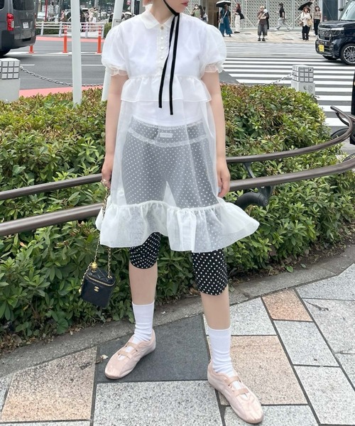 Alley Tokyo(アリートーキョー)の「パイピング&レースカプリパンツ(その他パンツ・レディース・ホワイト系/ブラック系/ブラック・FREE)」の22枚目の写真