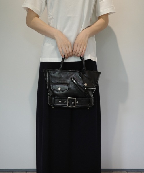 beautiful people(ビューティフルピープル)の「beautiful people excerption riders kids tote(トートバッグ・レディース・ブラック・FREE)」の1枚目の写真