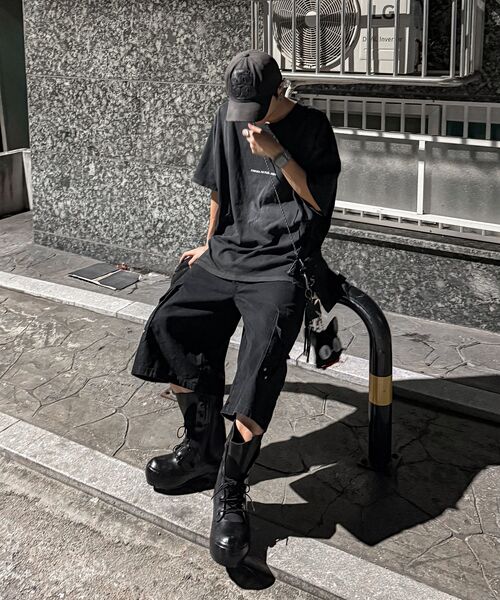 WANGGWAN（ワングァン）の「ディストレスドリバースシームTシャツ（Tシャツ/カットソー・メンズ・その他・MEDIUM/LARGE）」の2枚目の写真