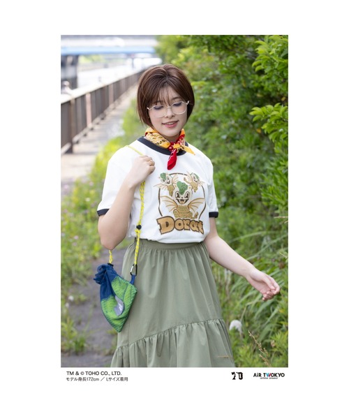 AIR TWOKYO(エアトゥーキョー)の「ゴジラ 70 周年記念 平成・VS シリーズ シーンイラスト T シャツ 1(ドラット)(Tシャツ/カットソー・メンズ・ホワイト×ブラック・X-LARGE/MEDIUM/XX-LARGE)」の1枚目の写真