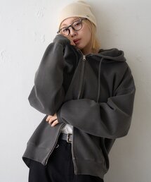 CIAOPANIC TYPY | 製品染めダンボールジップパーカー(パーカー)