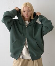 CIAOPANIC TYPY（チャオパニックティピー）の「【UNISEX】製品染めダンボールジップパーカー/WEB限定カラーあり（パーカー）」