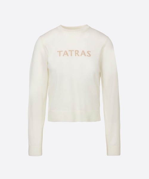 TATRAS(タトラス)の「TATRAS(タトラス) RABBA ラッバ(ニット/セーター・レディース・ベージュ/ブラック/アイボリー・2/1/3)」の2枚目の写真