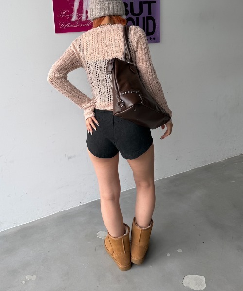 SHAGGIE(シャギー)の「フロントジップナポレオンショートパンツ(その他パンツ・レディース・グレー/ブラック/ベージュ・SMALL/MEDIUM)」の22枚目の写真