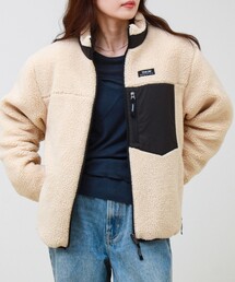 GLOSTER（グロスター）の「【TAION/タイオン】別注リバーシブル ダウン×ボア ハイネックブルゾン（ブルゾン）」