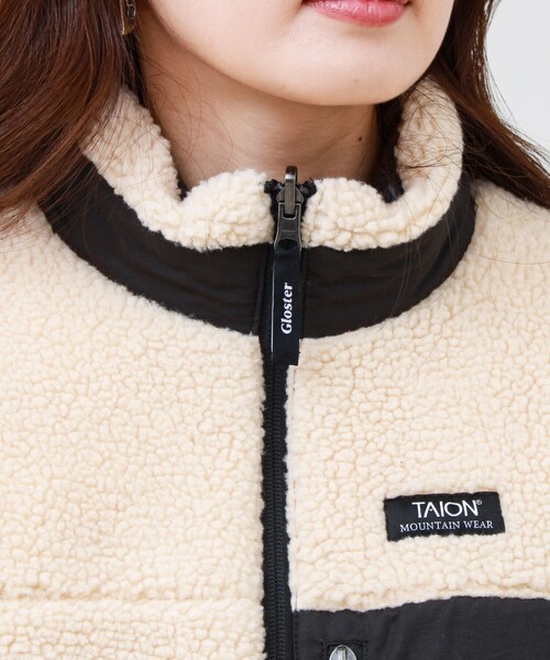 TAION(タイオン)の「【TAION/タイオン】別注リバーシブル ダウン×ボア ハイネックブルゾン(ブルゾン・メンズ・オレンジ/ブラック/キナリ・S/M/L)」の22枚目の写真