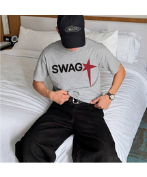[ODNR UNISEX]SWAGスター半袖Tシャツ_3カラー
