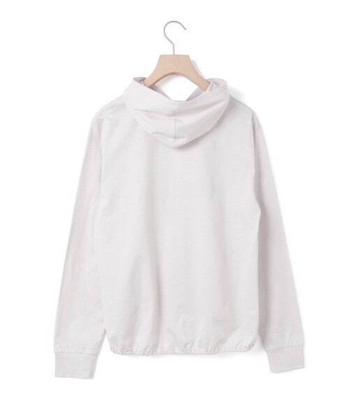 MidiUmi(ミディウミ)の「MidiUmi フード付きプルオーバー(Tシャツ/カットソー・レディース・ブラック/オフホワイト/ライトグレー・FREE)」の19枚目の写真