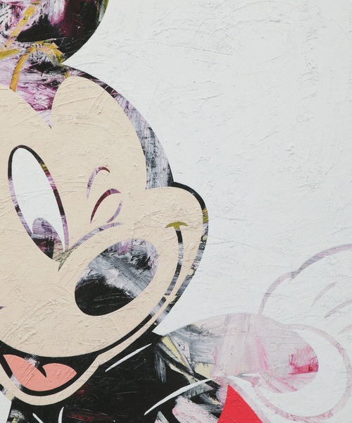 Mickey Mouse -happy face-(シルクスクリーン作品)（ポスター/アート