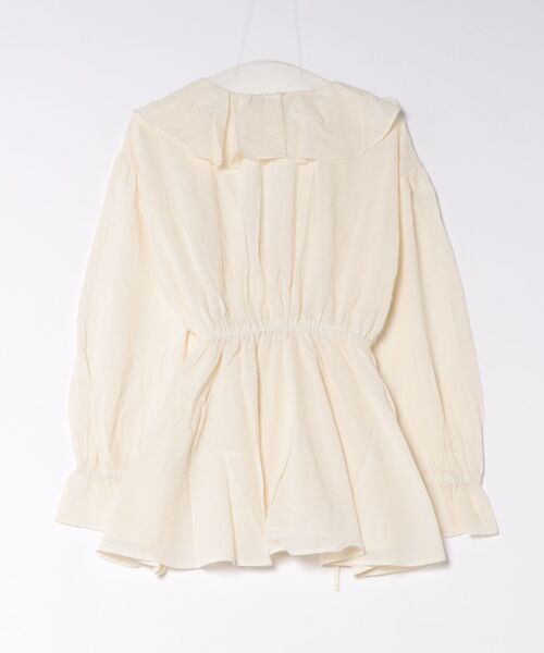 LOWRYS FARM（ローリーズファーム）の「フリルカシュクールブラウス　1061742（シャツ/ブラウス・レディース・ホワイト/アイボリー/ブラック・FREE）」の20枚目の写真