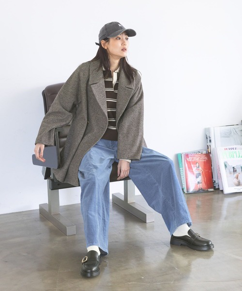 GLOBAL WORK(グローバルワーク)の「らくっションベルトモカミュール/1051834(ローファー・レディース・ブラック/ダークブラウン・LARGE/MEDIUM)」の3枚目の写真