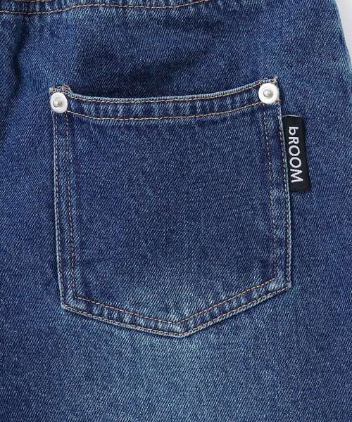b・ROOM(ビールーム)の「【ともデニ】ルーズストレートパンツ【子供服】【キッズ】【男の子】(デニムパンツ・キッズ・ブラック/ネイビー・120cm/110cm/140cm/130cm)」の17枚目の写真