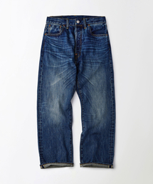 30S CINCH BACK SELVEDGE WIDE PANTS_MEDIUM BLUE