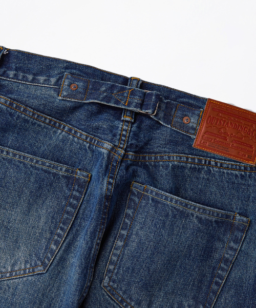 OUTSTANDING(アウトスタンディング)の「30S CINCH BACK SELVEDGE WIDE PANTS_MEDIUM BLUE(デニムパンツ・メンズ・その他・SMALL/MEDIUM/LARGE)」の7枚目の写真