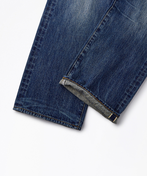 OUTSTANDING(アウトスタンディング)の「30S CINCH BACK SELVEDGE WIDE PANTS_MEDIUM BLUE(デニムパンツ・メンズ・その他・SMALL/MEDIUM/LARGE)」の8枚目の写真