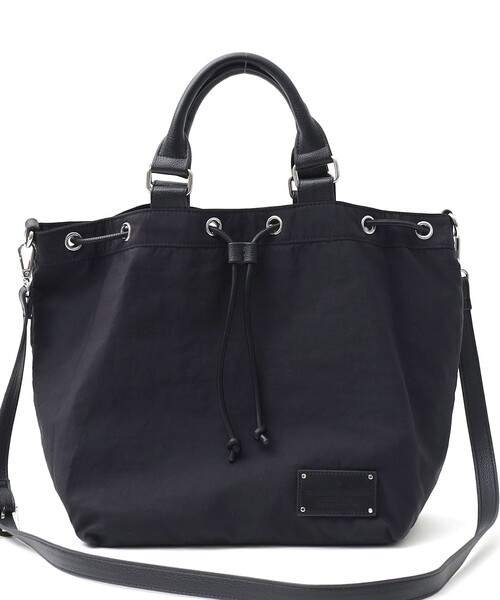 COOCO(クーコ)の「NYLON DRAWSTRING 2WAY TOTE BAG/A4対応(ハンドバッグ・レディース・ブラック/ベージュ/カモフラージュ・FREE)」の11枚目の写真