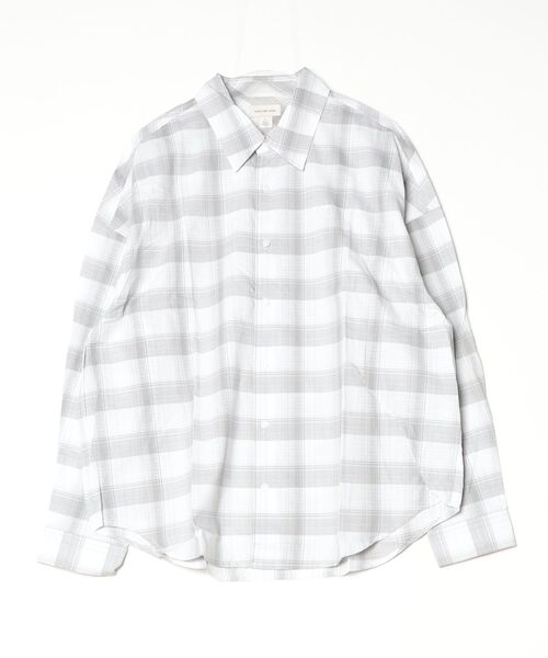 Calvin Klein(カルバン・クライン)の「【ZOZO限定】リラックスフィット チェック ロングスリーブシャツ(シャツ/ブラウス・メンズ・ブラック/ホワイト・S/M/XL/L)」の18枚目の写真