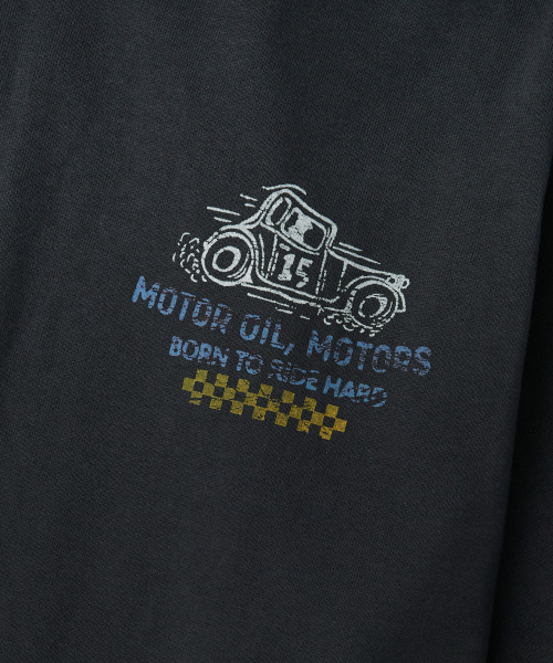 OUTSTANDING(アウトスタンディング)の「MOT SERIES LONG SLEEVE(SPEED DUST)_CHARCOAL(Tシャツ/カットソー・メンズ・その他・LARGE/MEDIUM/X-LARGE)」の4枚目の写真