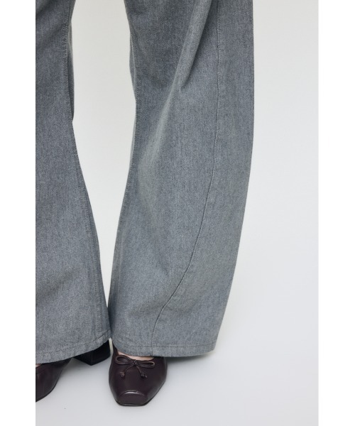 MOUSSY(マウジー)の「LOOSE WAIST CURVED STRAIGHT(デニムパンツ・レディース・グレー/ブラック/ベージュ・0/1/2)」の14枚目の写真