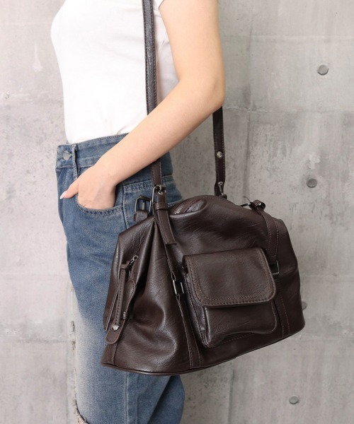 Miniministore(ミニミニストア)の「トートバッグレディース肩掛けバッグ大容量(トートバッグ・レディース・ダークブラウン/ブラック・FREE)」の12枚目の写真