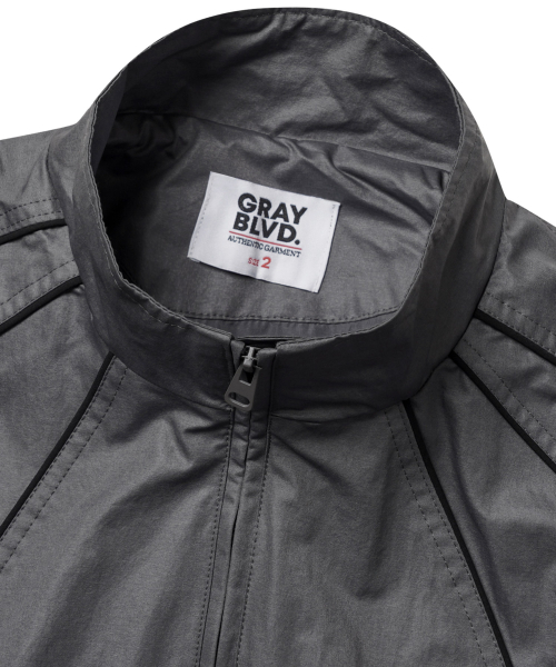 GRAYBLVD（グレイブラバット）の「パコ ドルマンスリーブ ウインドブレーカー（ブラック）（ナイロンジャケット・レディース・その他・LARGE/MEDIUM）」の4枚目の写真