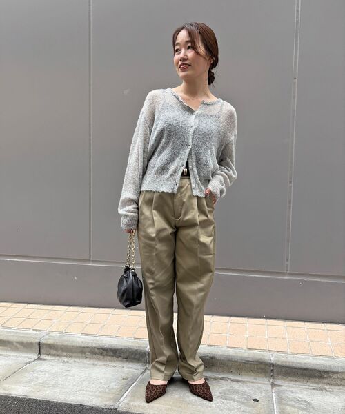 le.coeur blanc(ルクールブラン)の「Dickiesツイルツータックパンツ(その他パンツ・レディース・ベージュ・38/36)」の9枚目の写真