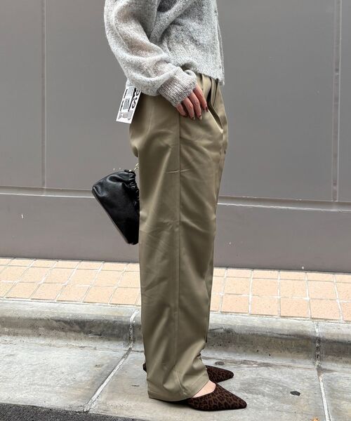 le.coeur blanc(ルクールブラン)の「Dickiesツイルツータックパンツ(その他パンツ・レディース・ベージュ・38/36)」の12枚目の写真