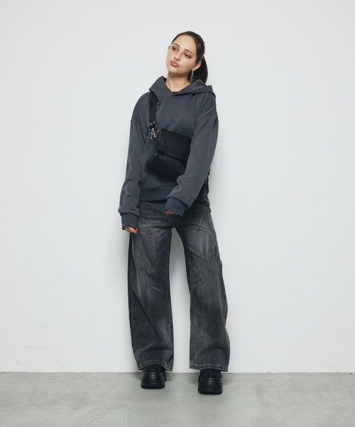 DAZE(デイズ)の「ヴィンテージウォッシュ ワイドデニムパンツ(デニムパンツ・メンズ・グレー系/ブルー系/ブラック系・SMALL/MEDIUM/LARGE/X-LARGE)」の18枚目の写真