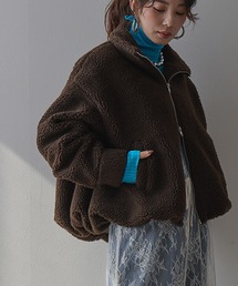 ボアバルーンブルゾンアウター