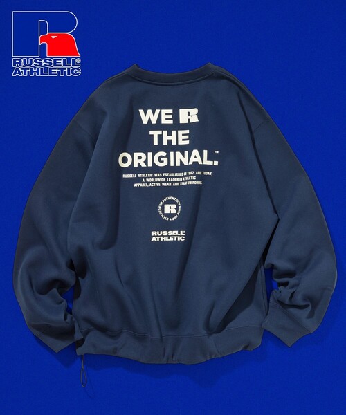 Russell Athletic(ラッセルアスレティック)の「RUSSELL ATHLETIC/ラッセルアスレチック 限定展開 RUSSELL ATHLETIC × FREAK'S STORE / 別注RS カラーロゴ スウェット(スウェット・メンズ・ピンク/スミクロ/ネイビー/ブラウン/アッシュグレー・SMALL/LARGE/MEDIUM)」の5枚目の写真