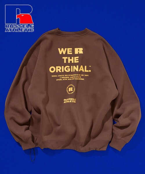 Russell Athletic(ラッセルアスレティック)の「RUSSELL ATHLETIC/ラッセルアスレチック 限定展開 RUSSELL ATHLETIC × FREAK'S STORE / 別注RS カラーロゴ スウェット(スウェット・メンズ・ピンク/スミクロ/ネイビー/ブラウン/アッシュグレー・SMALL/LARGE/MEDIUM)」の4枚目の写真