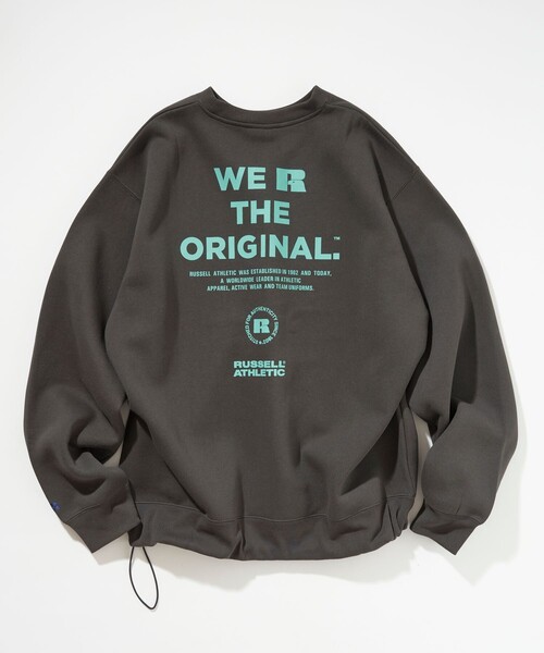 Russell Athletic(ラッセルアスレティック)の「RUSSELL ATHLETIC/ラッセルアスレチック 限定展開 RUSSELL ATHLETIC × FREAK'S STORE / 別注RS カラーロゴ スウェット(スウェット・メンズ・ピンク/スミクロ/ネイビー/ブラウン/アッシュグレー・SMALL/LARGE/MEDIUM)」の6枚目の写真