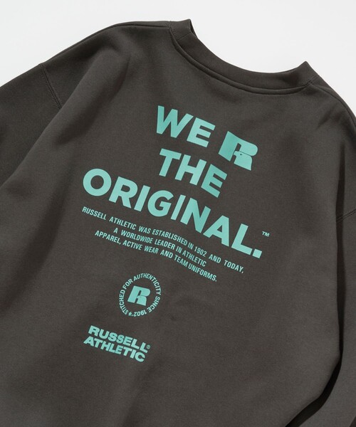 Russell Athletic(ラッセルアスレティック)の「RUSSELL ATHLETIC/ラッセルアスレチック 限定展開 RUSSELL ATHLETIC × FREAK'S STORE / 別注RS カラーロゴ スウェット(スウェット・メンズ・ピンク/スミクロ/ネイビー/ブラウン/アッシュグレー・SMALL/LARGE/MEDIUM)」の7枚目の写真