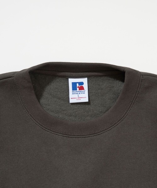 Russell Athletic(ラッセルアスレティック)の「RUSSELL ATHLETIC/ラッセルアスレチック 限定展開 RUSSELL ATHLETIC × FREAK'S STORE / 別注RS カラーロゴ スウェット(スウェット・メンズ・ピンク/スミクロ/ネイビー/ブラウン/アッシュグレー・SMALL/LARGE/MEDIUM)」の12枚目の写真