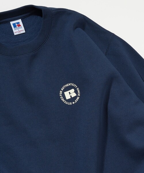 Russell Athletic(ラッセルアスレティック)の「RUSSELL ATHLETIC/ラッセルアスレチック 限定展開 RUSSELL ATHLETIC × FREAK'S STORE / 別注RS カラーロゴ スウェット(スウェット・メンズ・ピンク/スミクロ/ネイビー/ブラウン/アッシュグレー・SMALL/LARGE/MEDIUM)」の20枚目の写真