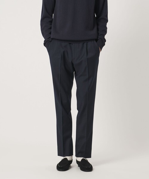 UNITED ARROWS(ユナイテッドアローズ)の「サイドシャーリング 1プリーツ スリムテーパード スラックス ヨコストレッチ(スラックス・メンズ・グレー系/ダークブラウン/ネイビー・46/50/48/44)」の13枚目の写真