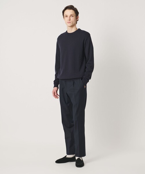 UNITED ARROWS(ユナイテッドアローズ)の「サイドシャーリング 1プリーツ スリムテーパード スラックス ヨコストレッチ(スラックス・メンズ・グレー系/ダークブラウン/ネイビー・46/50/48/44)」の14枚目の写真