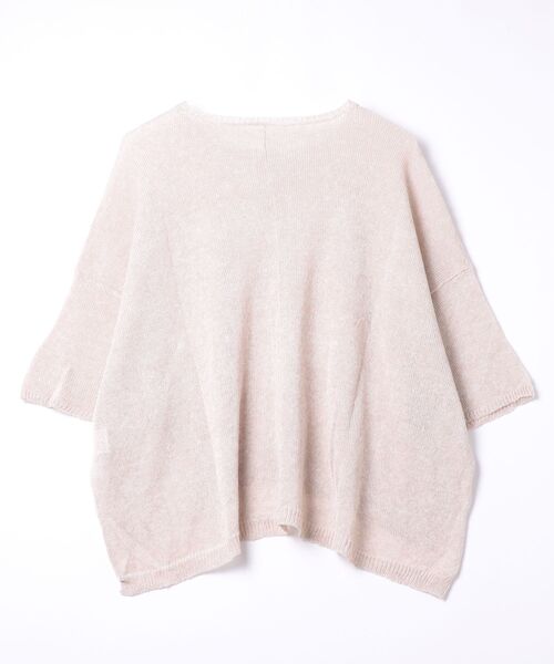 suzuki takayuki(スズキタカユキ)の「knitted t-shirt(ニット/セーター・レディース・ベージュ・FREE)」の2枚目の写真