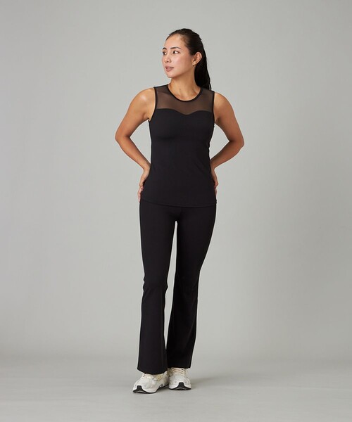 Chacott(チャコット)の「Boost シアーコンビロングトップ(その他トップス・レディース・ブラック/ローズ・S/M/L)」の3枚目の写真