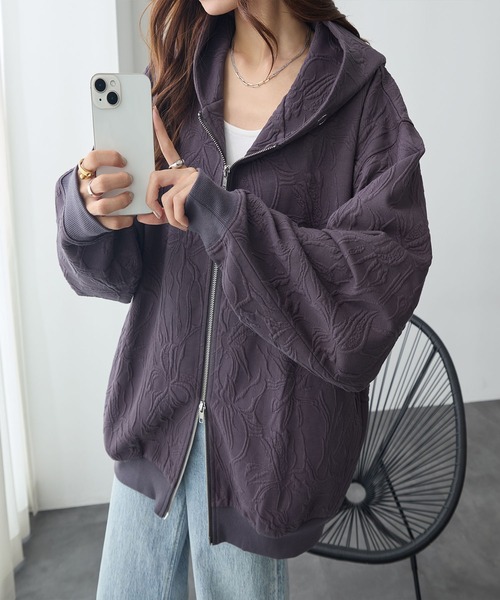 予約商品】パーカー（グレー/灰色系・その他総柄）ファッション通販