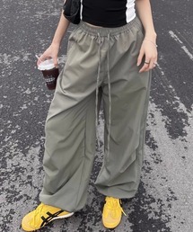 【26年秋冬新作】2WAYシルエット ドローコードワイドパンツ