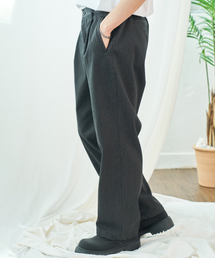 IHDO（アヒドゥ）の「カチオンコーデュロイ ESSENTIALS ウォームハーフゴムパンツ_ブラック（その他パンツ）」