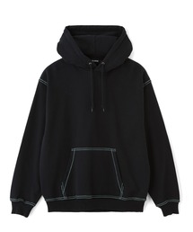 CONTRAST STITCH HOODED SWEATSHIRT