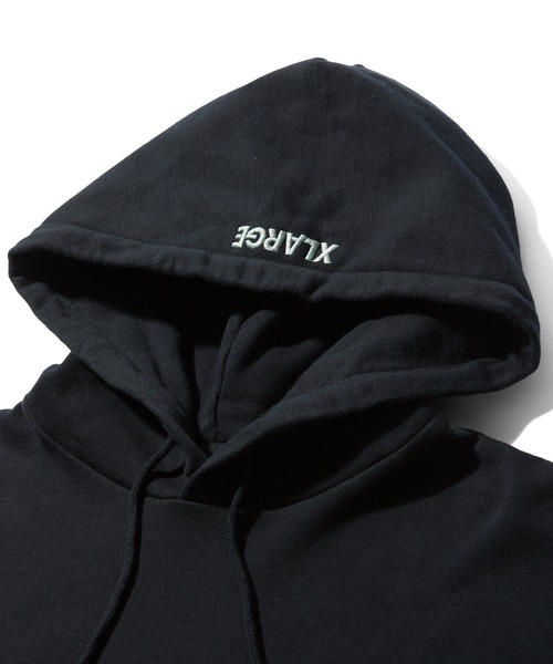 XLARGE(エクストララージ)の「CONTRAST STITCH HOODED SWEATSHIRT(パーカー・メンズ・ブラック/アッシュ/グリーン・XL/L/M/S)」の7枚目の写真