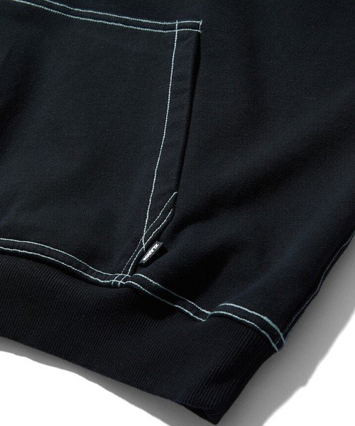 XLARGE(エクストララージ)の「CONTRAST STITCH HOODED SWEATSHIRT(パーカー・メンズ・ブラック/アッシュ/グリーン・XL/L/M/S)」の11枚目の写真